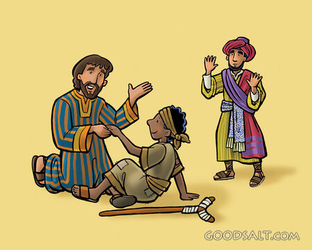 Peter Heals the Lame Beggar