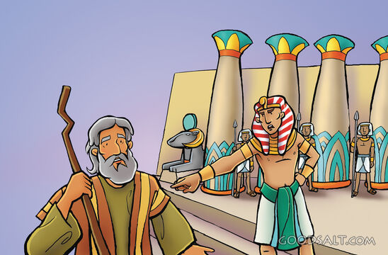Moses Confronts Pharaoh