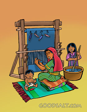 Women Weaving for the Tabernacle