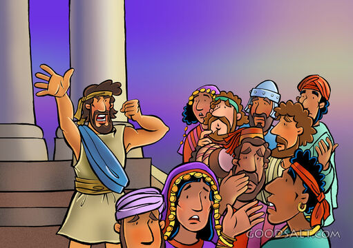 Samson at the Philistine Temple