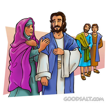 Jesus Listens to a Woman