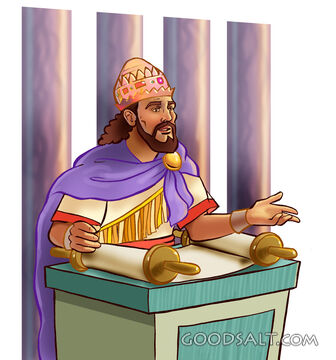 King Josiah Reads the Book of the Law