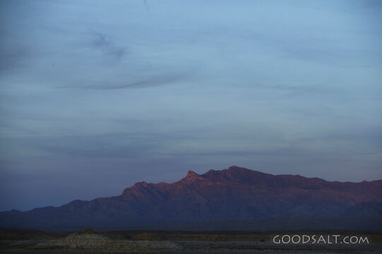 Mountains Surrounding the Desert Plain