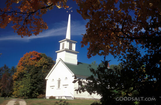 Autumn Church Steeple