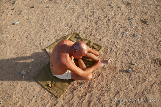 Leper Alone in the Desert