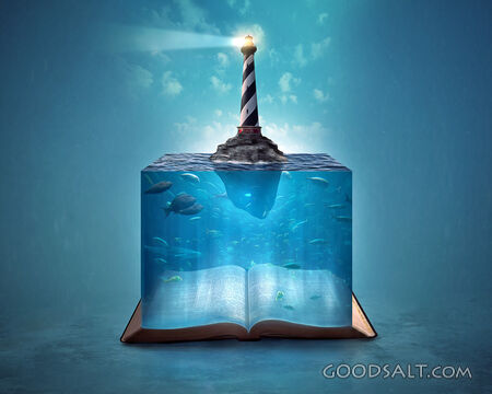 Lighthouse and Bible