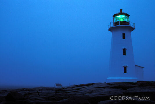 Lighthouse in Fog