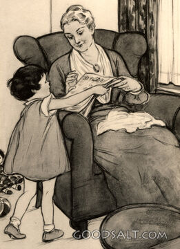 Little Girl and Grandmother