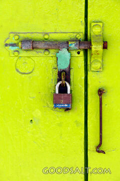 Locked Yellow Door