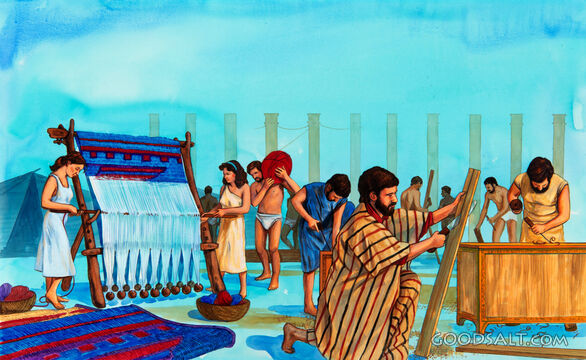 Making the Temple Furniture
