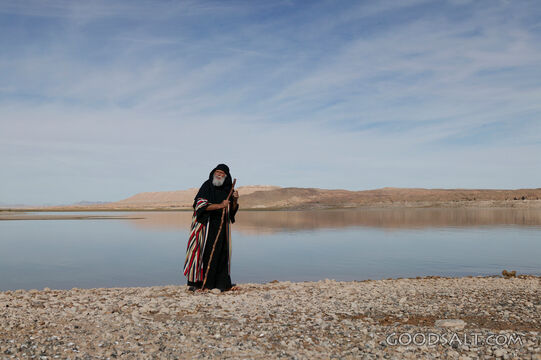 Man at Riverbank