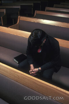 Man in Prayer