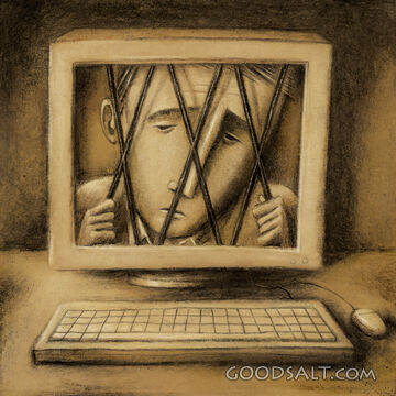 Man Trapped in Computer