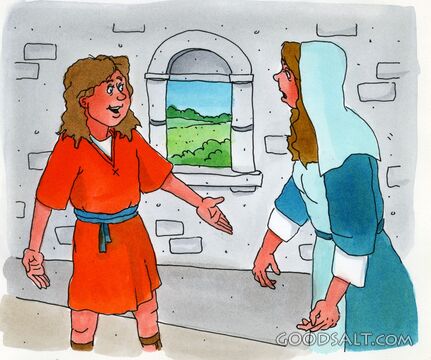 Mary Finds Jesus in the Temple