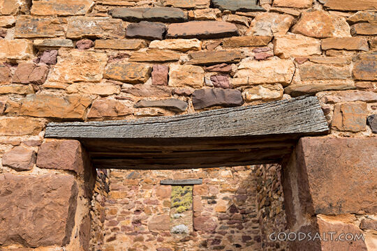 Weathered Lintel at an Abandoned Copper Mine
