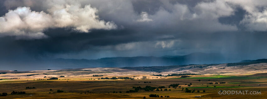Storm Clouds Over the Hills