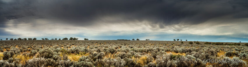 Storm Over the Wilderness Plain