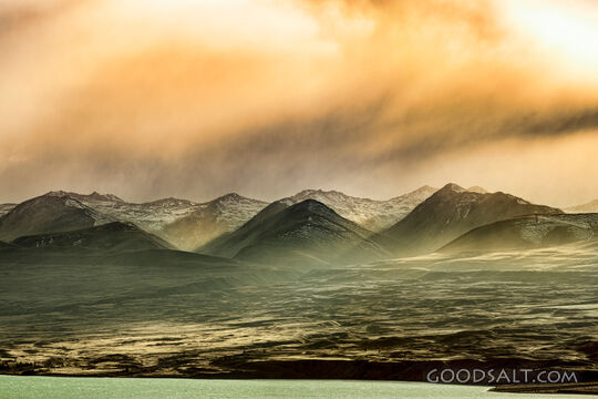 Mountains Under the Glory of Heaven