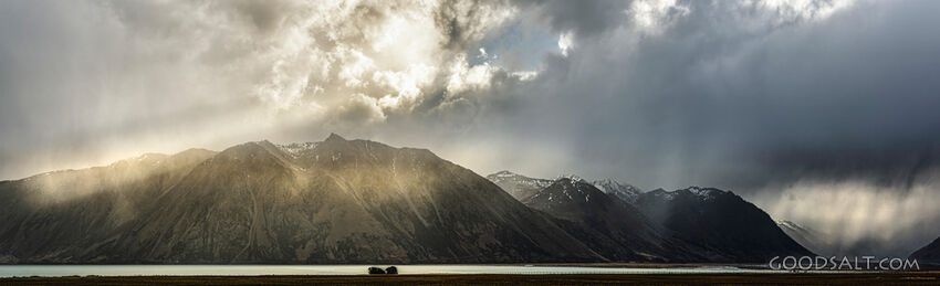 Light Breaking Over the Mountains
