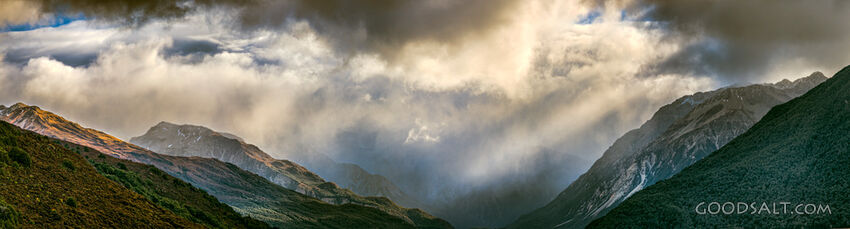Glory Over the Mountain Valley