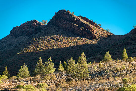Desert Hills Beneath Open Heaven