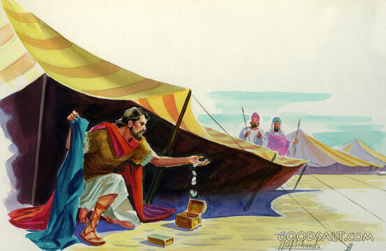 Messenger Finds Achan&#039;s Hidden Spoils