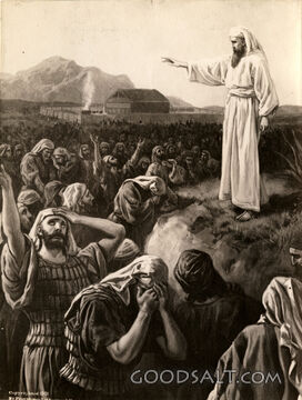 Moses Rebukes the People