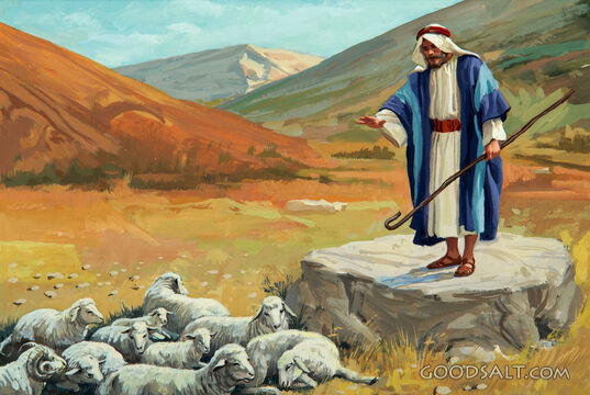 Moses Watching over the Sheep