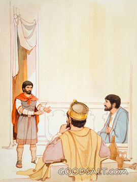 Namaan Asks Thr King