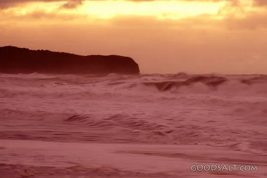 Storm Waves at Golden Shore