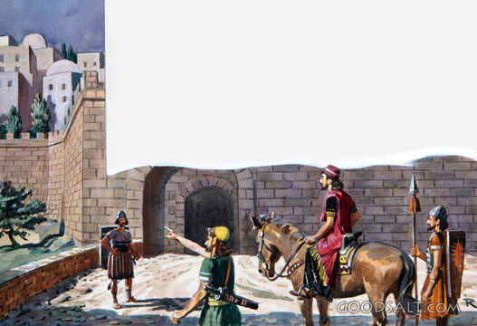 Nehemiah Travels Around in Jerusalem Checking the Work
