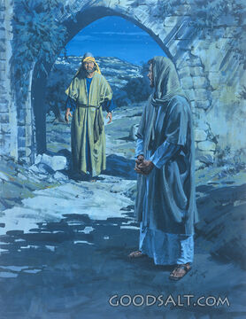 Nicodemus Coming to Jesus