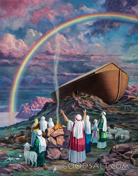 Noah Offers Sacrifice After the Flood
