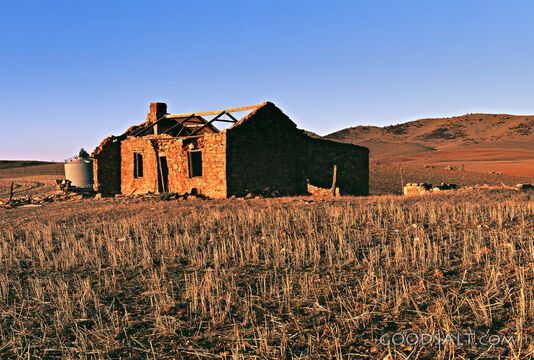 old house in field