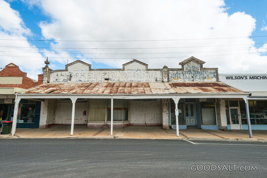old shops in dying country town