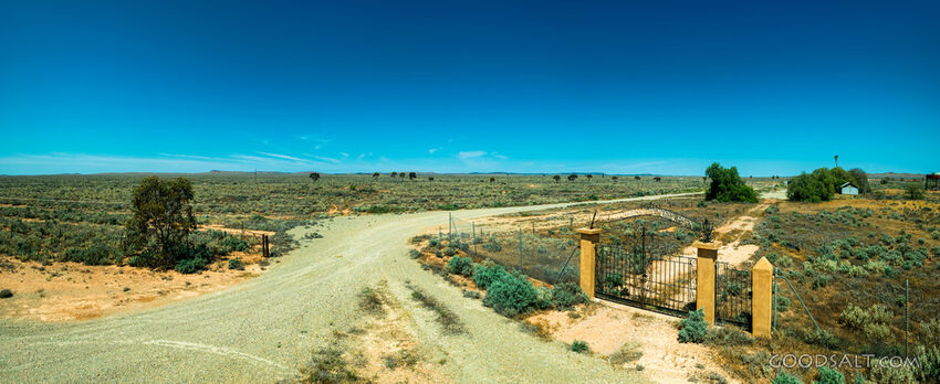 Outback park gates.