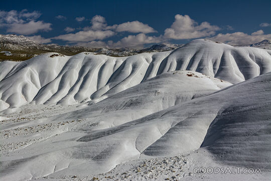Painted Hills in White