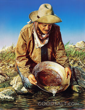 Panning for Gold.