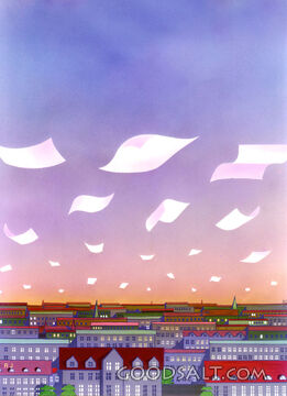 Paper Falling From the Sky