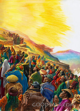 Part of a Vision Jesus Had of the Cross