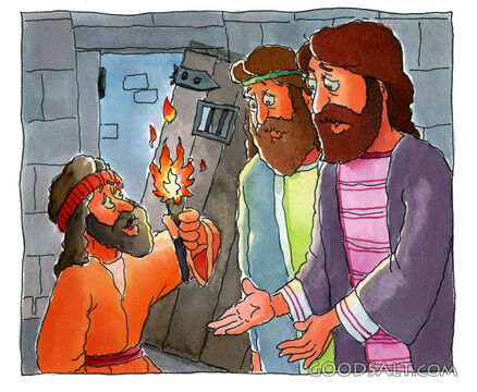 Paul and Silas in Prison
