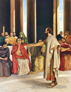 Paul Preaching at Athens