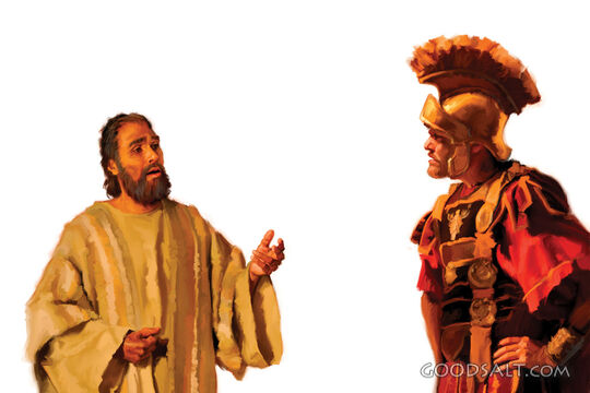Paul Speaks With the Roman Soldier