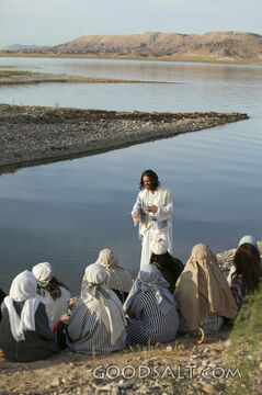 Jesus Teaching by the Sea