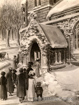 People Going to Church