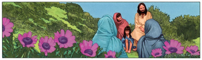 Jesus Teaching on the Hillside