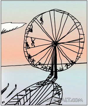 People on Ferris Wheel