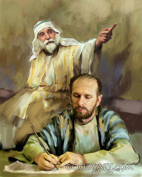 Jeremiah Dictates to Baruch