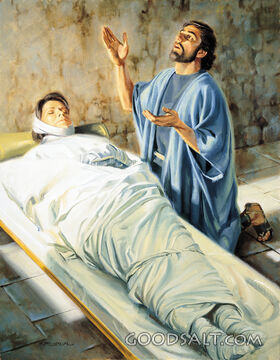 Peter Prays for Dorcas
