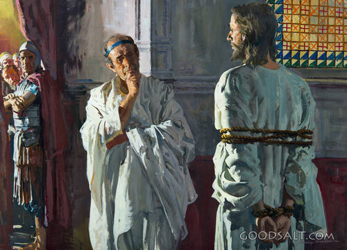 Pilate Confronts Christ